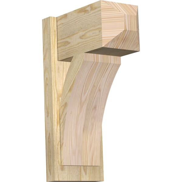 Ekena Millwork Thorton Craftsman Rough Sawn Outlooker, Douglas Fir, 8"W x 14"D x 22"H OUT08X14X22THR04RDF - main